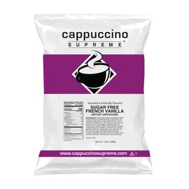 Cappuccino Supreme 1.2 lb bag Sugar Free French Vanilla Instant Cappuccino Mix