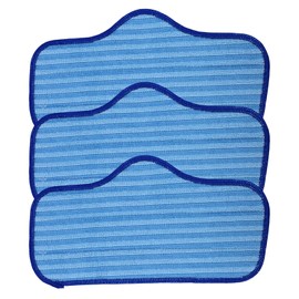 lasuroa 3stk Dampfreiniger Mikrofaser Ersatztücher für Dupray Neat Dampfreiniger, Wiederverwendbar & Waschbar Dampfmop Ersatzpads Langlebig Bodenreinigungstuch für Hartholz Fliesen Teppich (Blau)