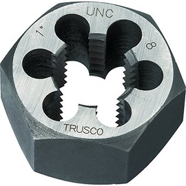 TRUSCO TD6-1UNC8 Hexagon Saraenat Dice UNC1-8
