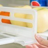 jojofuny 3Pcs Adjustable Refrigerator Divider: Space-Saving Refrigerator Partition Bins for