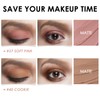 FOCALLURE 2 Pcs Cream Eyeshadow Stick,Brightener Eyeshadow Pencil Crayon,Highlighter Eye