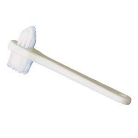 New World Imports TBDEN Denture Toothbrush, Double Sided (Pack of 144)