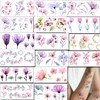 Tazimi 16 Sheets X-Ray Flower Temporary Tattoos for Women, Xray
