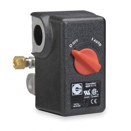 Condor USA, INC Air Compressor Pressure Switch; Range: 20 to 105 psi, Port Type: (4) Port, 1/4" FNPT
