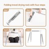 Heekaby Clothes Drying Rack Foldable, Stainless Steel Portable Clothes Rack