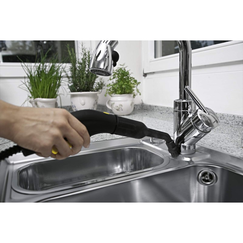 Karcher 28842810 Boquilla para limpiador de vapor extra larga, Negro