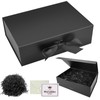 Black Gift Box with Lids, Magnetic Gift Box Luxury Present