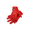 Genuine Leather Driving Gloves (Red, X-Large)