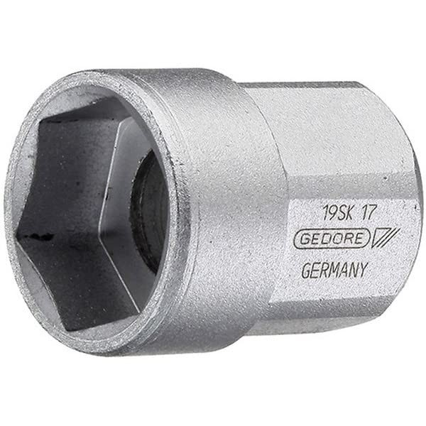 Gedore 19SK19 19 x 30.5 mm 6 Hex Screws Socket - Silver