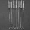 Stainless Steel Straw Crevice Cleaning Brush Large 23cm 10ea