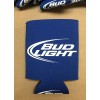 Bud Light Beer Blue White Foam Collapsible Koozie Can Drink