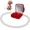La La Pet® Detachable Pet Wedding Collar with Ring Bearer