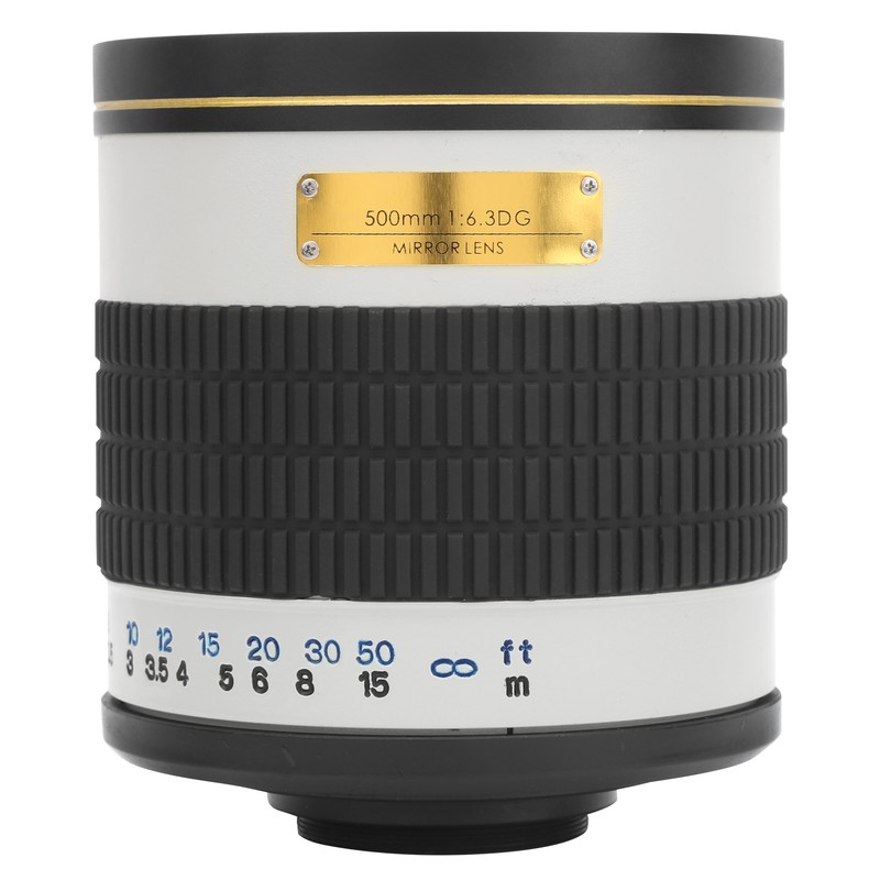 500mm F6.3 Telephoto Manual Focus Mirror Lens with Adapter Ring