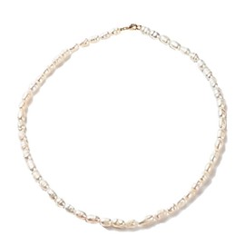 Collar Perla Cultivada Barroca Tamano Collar A055