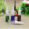 6 Pcs 10ML 0.34OZ Empty Refillable Brown Glass Nasal Spray