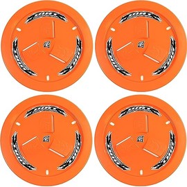 Dirt Defender Vented Wheel Covers Orange 4 Pack