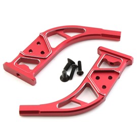 Rear Wing Mount Alum Alloy Diffuser Support for 1/7 Felony Infraction 6S BLX Limitless Roller ARA320519 Upgrade Parts (Red)