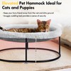Zoratoo Elevated Cat Hammock Bed for Indoor Cats, Fluffy Warm