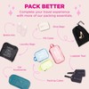 Miamica Women's Quart Sized Resealable Toiletry Bag & Travel Packing