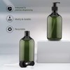 3 x 500 ml pump bottles, shampoo bottle, dispenser bottle,