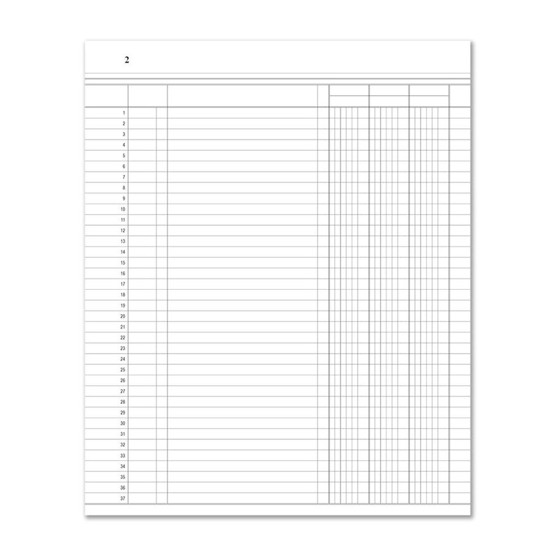 BookFactory 8 Column Ledger Book/Account Book/Accounting Ledger/Notebook (Eight Columnar Book