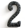 NACH House Numbers for Outside, 4 inch Black Address Numbers