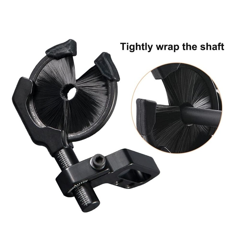 MiOYOOW Arrow Rest Compound Bow Rest Adjustable Archery Stand Brush