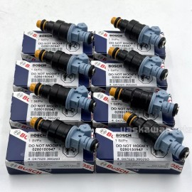 Bosch 8X 0280150947 25LB Fuel Injectors For 1991-1997 Ford F250 F350 MUSTANG 7.5L NEW
