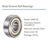 Kozelo 10pcs 6000-ZZ Deep Groove Ball Bearings - [10mm Bore