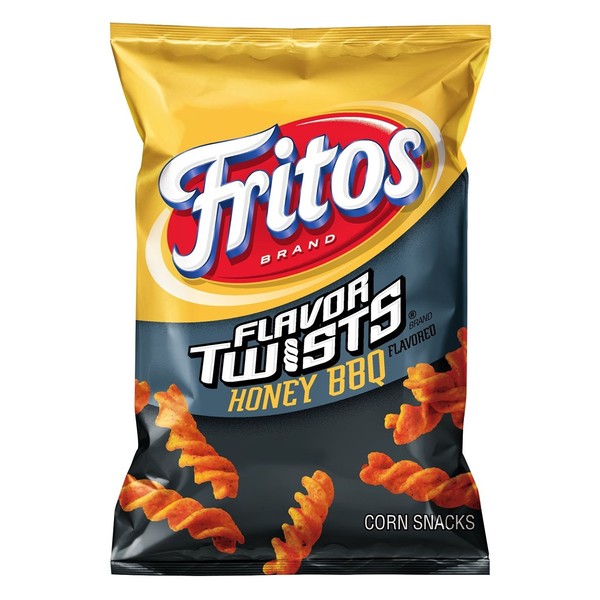 Fritos Flavor Twists Honey BBQ Flavor Corn Chips, 9.75oz (10