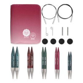 KnitPro Dreamz Chunky Interchangeable Circular Needle Set 5" (13cm) | 5 Sizes (8mm to 15mm)