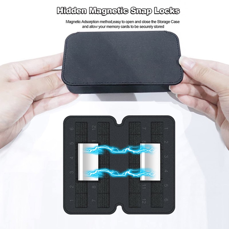 HUAYUWA Memory Cards Carrying Case Holder Compatible with Steam Deck