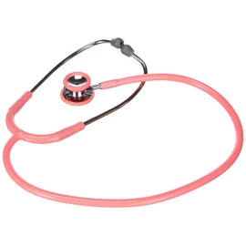 GIMA Pediatric Dual Head Stethoscope, Pink, Lightly Chrome Plated Pediatry Stethoscope