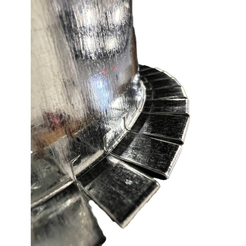 Sheet Metal Ductboard Take off Start COLLAR 7" for HVAC