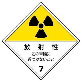 Unit Radiation Sign 817 – 69 Transport For Vehicle