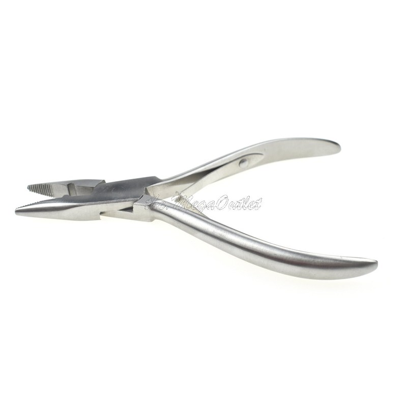 5" Professional Hair Extension Stainless Steel Multifunctional Plier For Bond