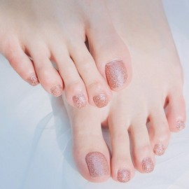 Oh Hora P Diamant Pedi Set, 1 Piece, Pink Glitter / 오호라 P 디아망 페디 세트, 1개, Pink Glitter