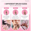 MelodySusie Pincel para uñas acrílicas 3D Kolinsky, pincel profesional para