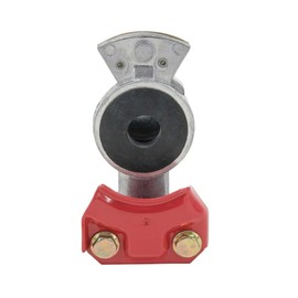 Mytee Products Red Universal Glad Hand for Semi Trucks - Aluminum Gladhand for Semi Trailers, Tractors, RVs - Red Emergency Airline Air Brake Hose Coupling Connector Part