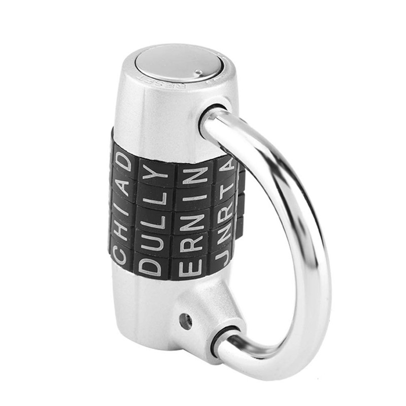 5 Digit Combination Padlock 5 Letter Word Lock Security Password