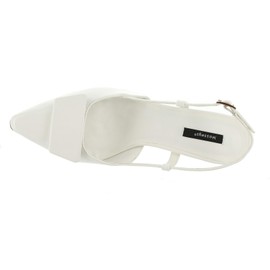 Masseys Gigi Women's Pump, 12 B(M) US, White-Patent