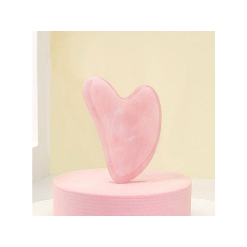 갈사 로즈쿼츠 지압봉 지압 하트 괄사 마사지 얼굴 Gua Sha