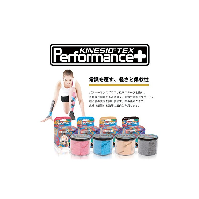 KINESIO K783372 Genuine Taping, Kinesio Tex Performance Plus, 2.0 x