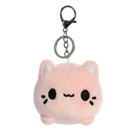 Tasty Peach Aurora 3.5" Strawberry Meowchi Clip-On