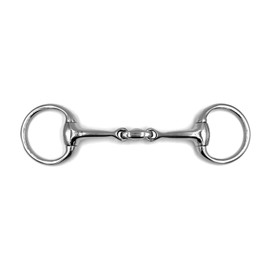 Equine Smile ES0123 Olive Head Bit Simple Broken Stainless Steel Ring Diameter 55 mm Bit Thickness 14 mm (12.5 cm)