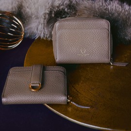 Vaultskin Small Wallet for Women, Leather Card Holder with RFID Blocking with Zipper Coin Pocket, Cash Pocket - Minimalist Wallet Women Slim Design for Everyday Use (Brown, Belgravia)