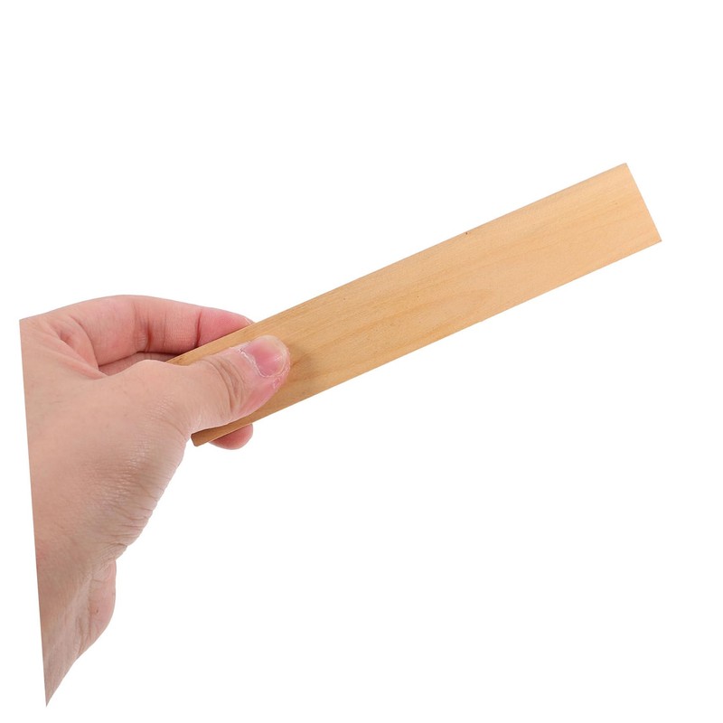TEHAUX 6 pcs Textured Wooden Panels for DIY Crafts Durable