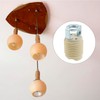 Lovelysp G9 Ceramic Lamp Holder with Outer Ring Total Height