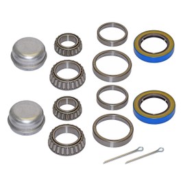 Pair of Trailer Bearing Repair Kits for 1-3/8 Inch to 1-1/16 Inch Tapered Spindles
