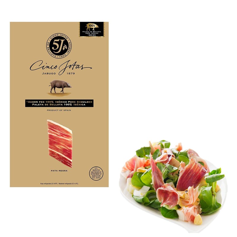 Paleta Iberico De Bellota Sliced Ham, Acorn Fed Premium Taste